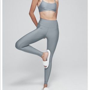 Grey, Alo High Waist legging. Small.